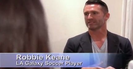 Robbie Keane popped up in an episode of Real Housewives of Beverly Hills