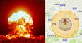 Find out how much damage a nuclear bomb would do to your city