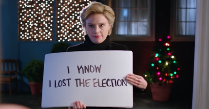 Saturday Night Live recreate Love Actually’s most famous scene with Hillary Clinton…