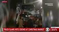 Lorry crashes into a Christmas market in Berlin