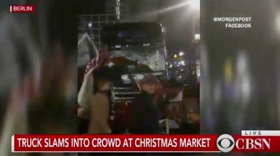 Lorry crashes into a Christmas market in Berlin