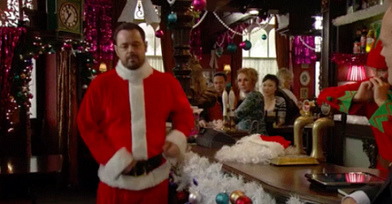 Eastenders’ Mick Carter made a naughty joke about Holly Willoughby on last night’s show