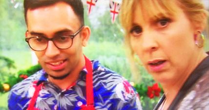 Viewers were loving the filthy innuendo on Christmas Day Bake Off