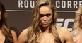 Ronda Rousey doesn’t hang around as she takes to scales for first time in over a year