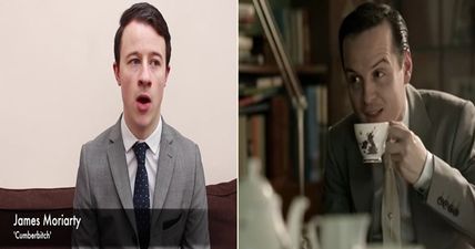 This guy’s perfect Moriarty impression will get you in the mood for the return of Sherlock