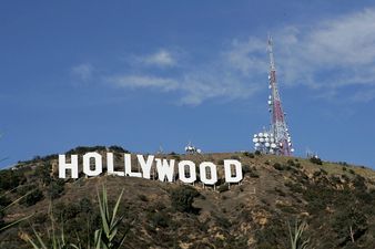 Someone secretly modified the Hollywood sign overnight in homage to new marijuana law