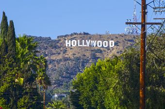 Someone changed the iconic Hollywood signs to say something very different