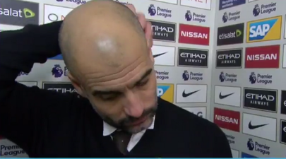 Pep’s painful post-Burnley interview is early contender for the most awkward moment of 2017