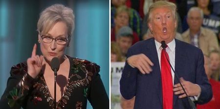 Watch Meryl Streep absolutely rip into Donald Trump during her passionate Golden Globes speech