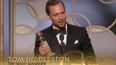 Tom Hiddleston apologises following his much criticised Golden Globes acceptance speech