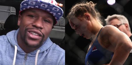 Floyd Mayweather gives Ronda Rousey the exact message she needs to hear right now