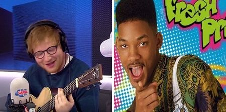 Oh this? It’s just Ed Sheeran covering The Fresh Prince of Bel-Air theme tune