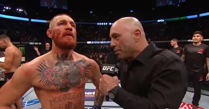 Joe Rogan surely knows more about Conor McGregor’s next title defence than he is letting on