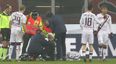 Joe Hart played on after suffering a nasty head injury during Torino v Milan