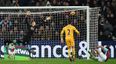 Andy Carroll celebrated his West Ham wondergoal by lifting up three teammates at once