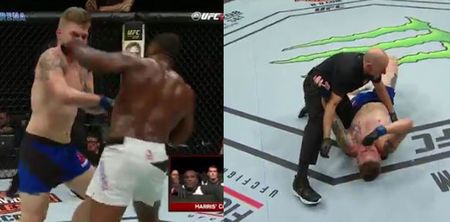 This chilling corner advice makes UFC heavyweight’s brutal knockout even more terrifying