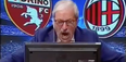 This wildly biased Italian TV pundit’s bonkers goal celebration is TV gold