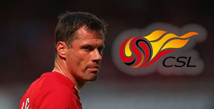 For a minute there, Jamie Carragher was coming out of retirement to play in China