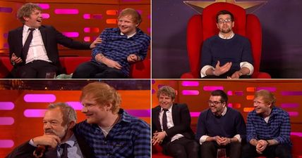 Ed Sheeran’s childhood best mate randomly showed up on Graham Norton’s red chair