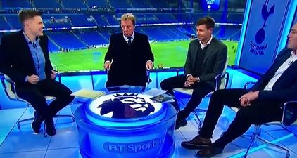 Jake Humphrey’s “slip” joke did NOT go down well with Steven Gerrard