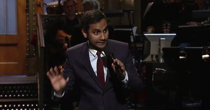 Aziz Ansari didn’t hold back on Donald Trump in a Saturday Night Live monologue