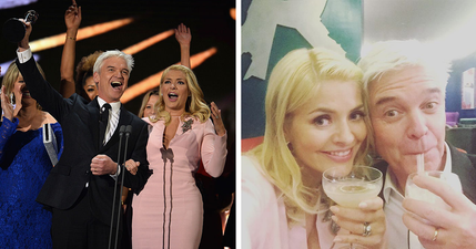 Looks like Holly and Phil were out on a messy one till 4am at the NTAs last night