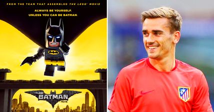 Antoine Griezmann is genuinely playing Superman in the new Lego Batman Movie