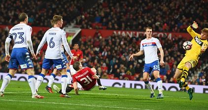 Bastian Schweinsteiger scored a clever goal on his return to Manchester United action