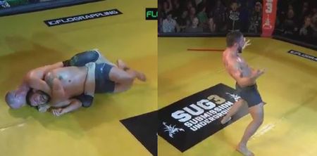 Chad Mendes scored an insane sudden victory in combat sports return