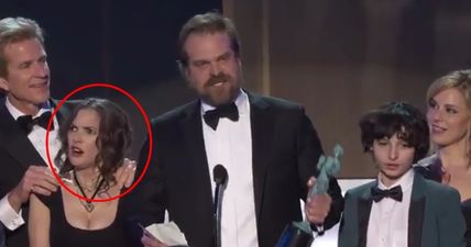 Winona Ryder’s bizarre facial expressions were the best thing about the Screen Actors Guild Awards