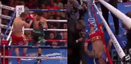 Mikey Garcia delivers one of the most brutal knockouts you’ll ever see to become three-weight world champion
