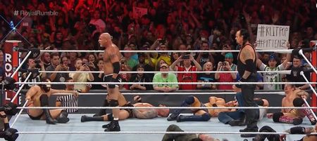 The winners and losers at the WWE Royal Rumble last night