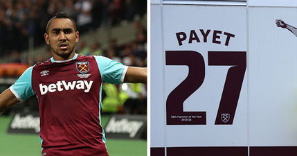 This West Ham fan had an ingenious way of getting round the Payet shirt dilemma