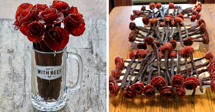 Beef jerky flowers might be the manliest way to say ‘I love you’ ever