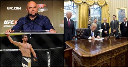 The UFC releases statement following Donald Trump’s controversial travel ban