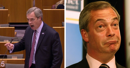 Nigel Farage got royally trolled live on TV in European Parliament