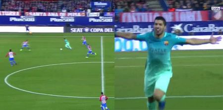 Luis Suarez makes Atletico Madrid look like amateurs with absolutely stunning solo goal