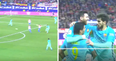 Leo Messi just scored an absolute piledriver against Atletico Madrid