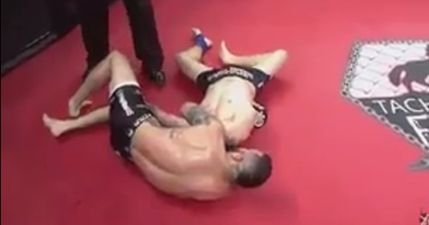 Disgracefully late referee intervention in MMA fight makes for distressing viewing