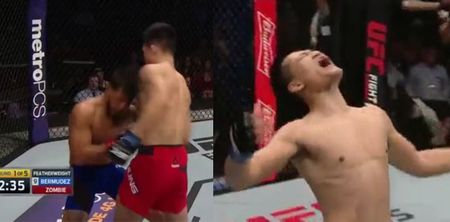 Korean Zombie scores brutal first round knockout in UFC return following three-year hiatus