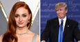 Sophie Turner went full Sansa Stark while giving Donald Trump an impeccable burn