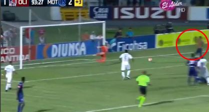 Topless pitch invader scores and remarkably, the last-minute equaliser stood