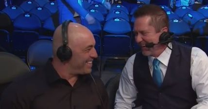 With Mike Goldberg gone, this is the commentary team for the first UFC pay-per-view of the year