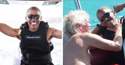 For some ungodly reason, Barack Obama has been on holiday with Richard Branson