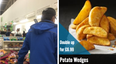 Domino’s explain why worker was seen bulk buying potato wedges from Asda