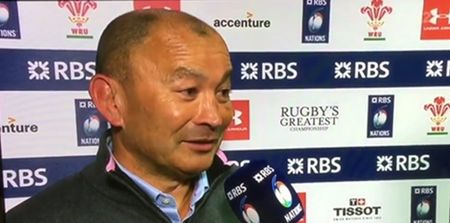 Eddie Jones isn’t holding back when it comes to his ambitions for England’s next game