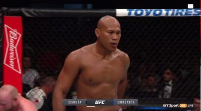 This first-round submission earned Jacare Performance of the Night at UFC 208