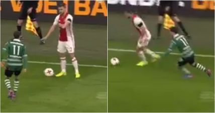 Scumbag move from Ajax defender is one of the most unsporting acts ever seen on a football pitch