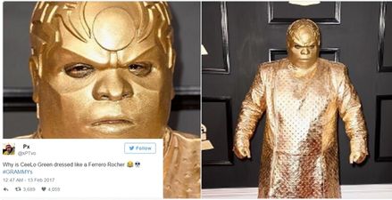 CeeLo Green’s ‘angry Ferrero Rocher’ persona at the Grammys brought out the best in Twitter