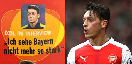 Mesut Özil’s prematch interview with German publication comes back to bite him on the arse